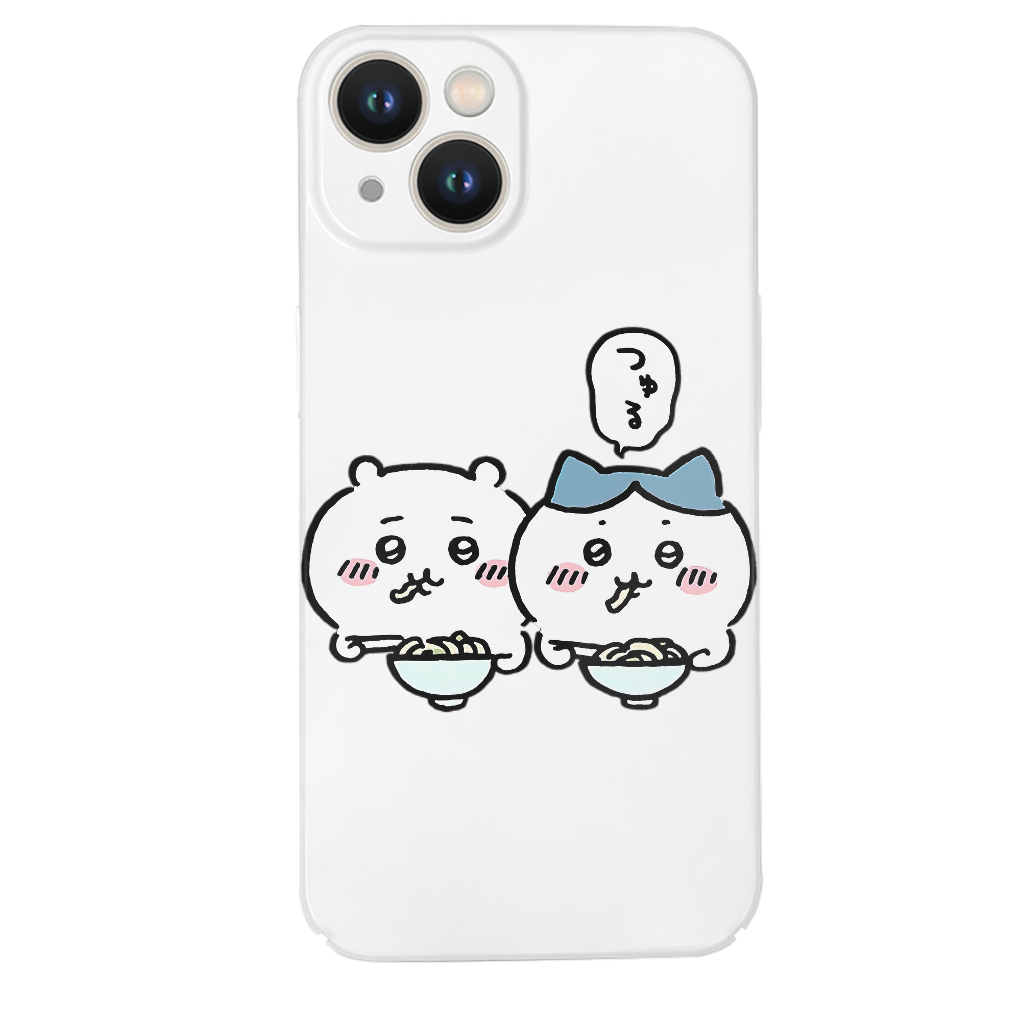 （画像用） ちいかわ ハチワレ Chii-kawa hachiware 【iPhone 14シリーズ対応】ハードケース